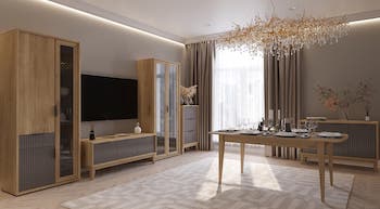 Комод Тифани - 4, дуб золотой