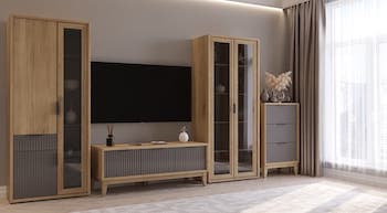 Комод Тифани - 4, дуб золотой